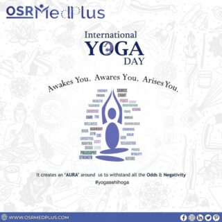 Practising #Yoga daily is certainly one of the best ways to expand and brighten the aura. 😎

Keeping our thoughts pure and #positive greatly influences our radiance as well. ✨

Happy International Yoga Day. 🧘‍♀️

#osrmedplus #internationalyogaday #yogaday #internationalyogaday2022 #health #meditation #healing #wishes #healthyliving #yogaforhumanity #yogalife #yogapractice